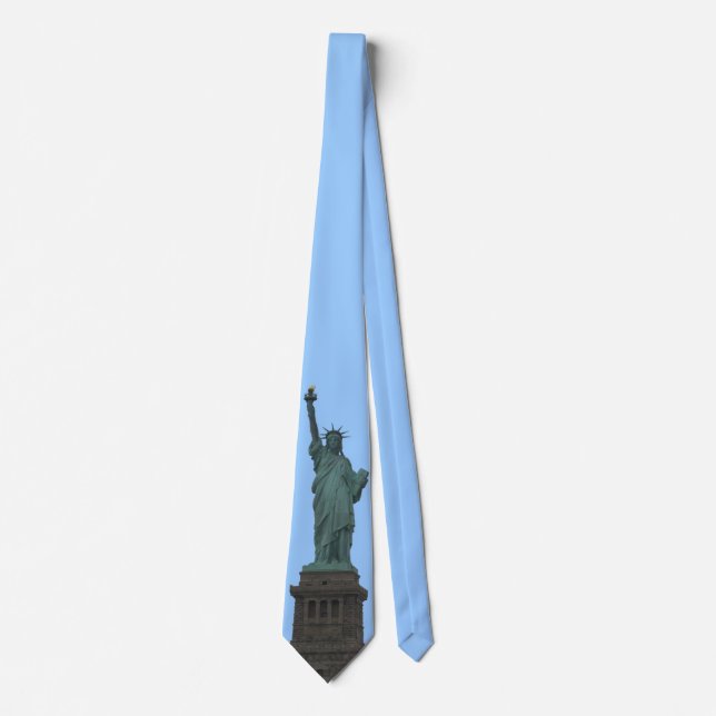Krawatte der Freiheit NY City Souvenir Necktie (Vorderseite)