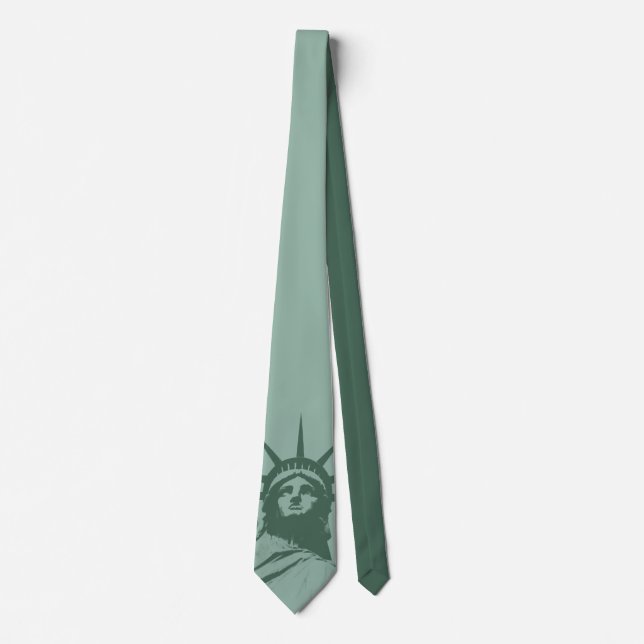 Krawatte der Freiheit NY City Souvenir Necktie (Vorderseite)