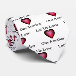 Krawatte der Liebe gelassen