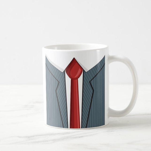 Krawatte des Anzugs-n Tasse (Rechts)