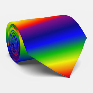 Krawatte des Regenbogenmusters