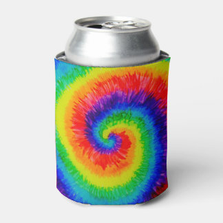 Krawatte Die Regenbogen in der Alkoholtinte Dosenkühler
