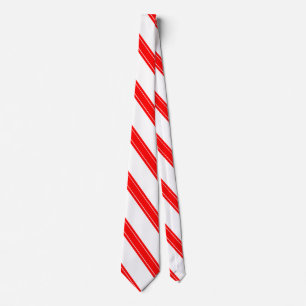 Krawatte/Dreifachstreifen Candy Cane Muster Krawatte