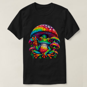 Krawatte Dye Frog Peace Signature Pilz Hippie T-Shirt