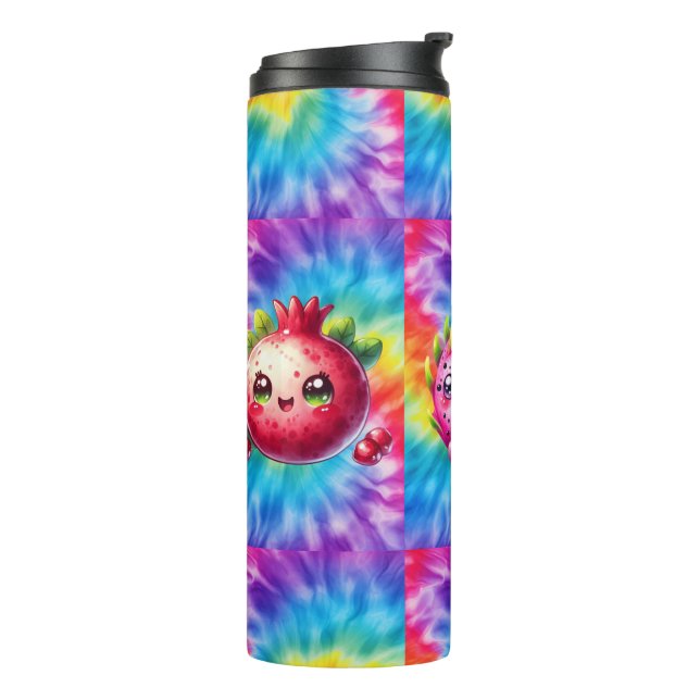 Krawatte-Dye Happy Dragon Fruit Thermosbecher (Nach links gedreht)