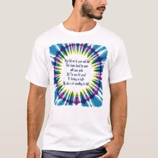 Krawatte-Dye Hautautotherapie T-Shirt