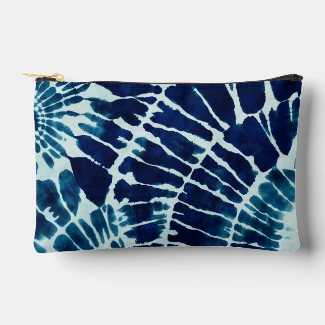 Krawatte-Dye Shibori Dopp-Kit Zubehörtasche (Vorderseite)