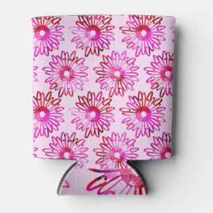 Krawatte-Dye Sommer-Blume Muster Dosenkühler