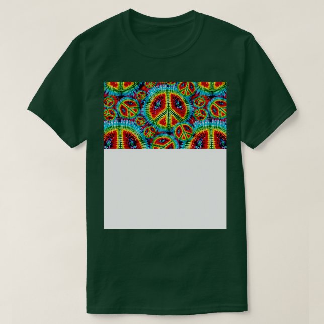 Krawatte Dyed Psychedelic T-Shirt (Design vorne)