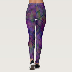 Krawatte Dyed Zig Zag Muster Leggings