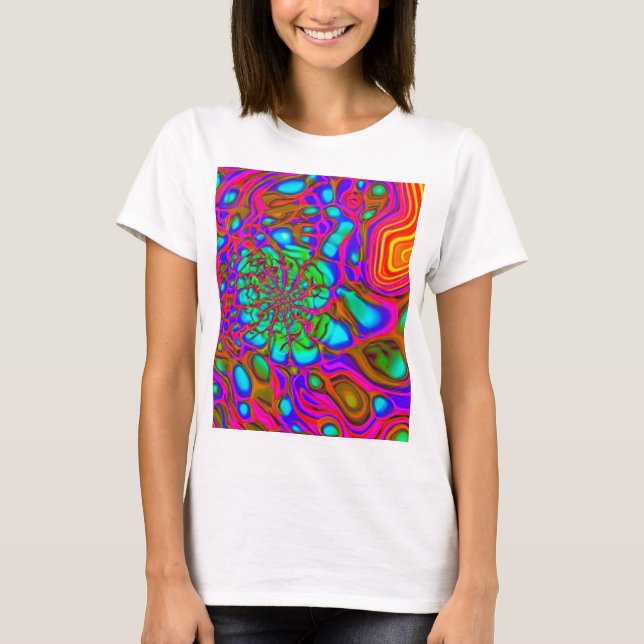 Krawatte-Farbblast T-Shirt (Vorderseite)