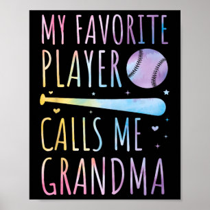 Krawatte färben Mein Lieblingsspieler nennt mich O Poster