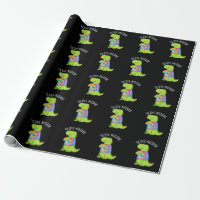 Krawatte-Farbstoff-Nosaur Funny Dinosaur Pun Dark