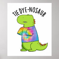 Krawatte-Farbstoff-Nosaur Funny Dinosaur Pun