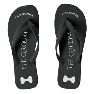 Krawatte für einfache Fun Groom Flip Flops