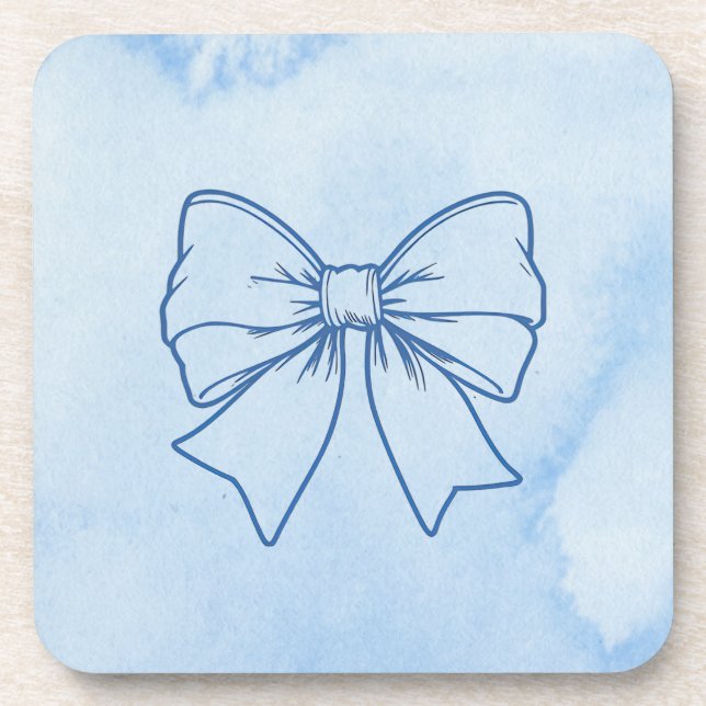 Krawatte Getränkeuntersetzer (Vorderseite)