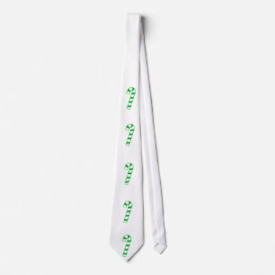 Krawatte - Grüne Zuckerstangen