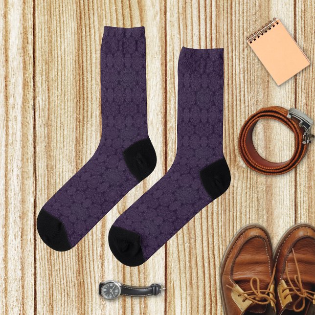 Krawatte-in-Purpura-Muster waren Refraktion Socken (Von Creator hochgeladen)