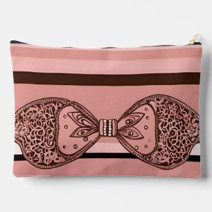 Krawatte in rosa KI Zubehörtasche