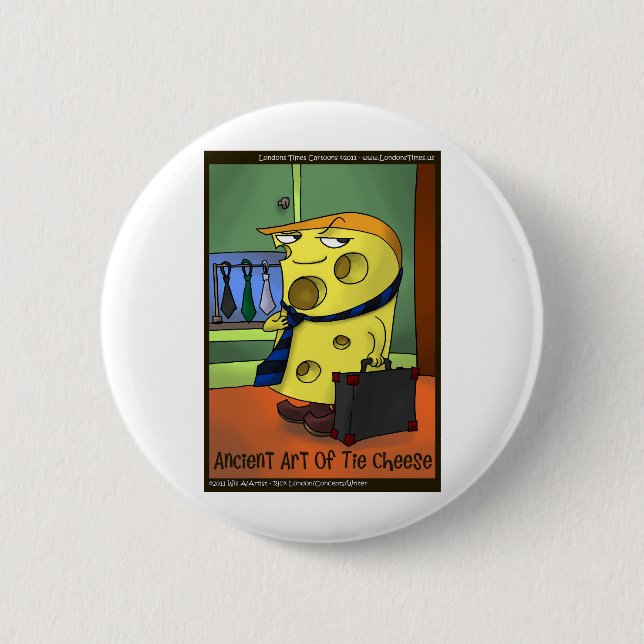 Krawatte Käse groß 2222222222222 Button (Vorderseite)