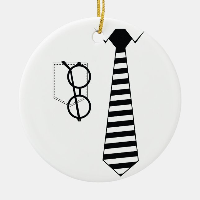 Krawatte Keramik Ornament (Vorne)