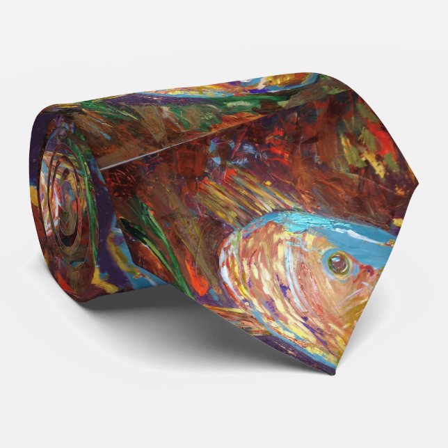 Krawatte, Lachs Krawatte (Gerollt)