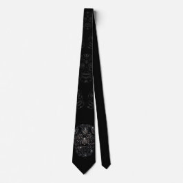 Krawatte/Necktie - „diamonds skull " Krawatte