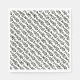 Krawatte Papa Office macht Spaß Serviette