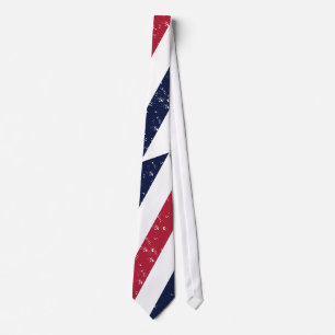 Krawatte "Patriotic Stripe Rot Weiß Blau USA Bold"