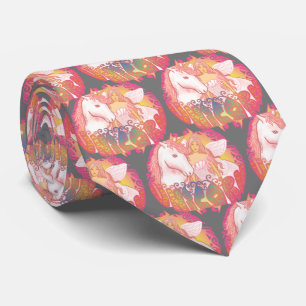 Krawatte Retro Unicorn
