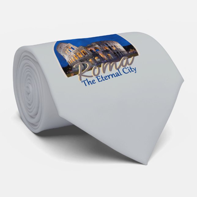 Krawatte ROMS Italien (Gerollt)