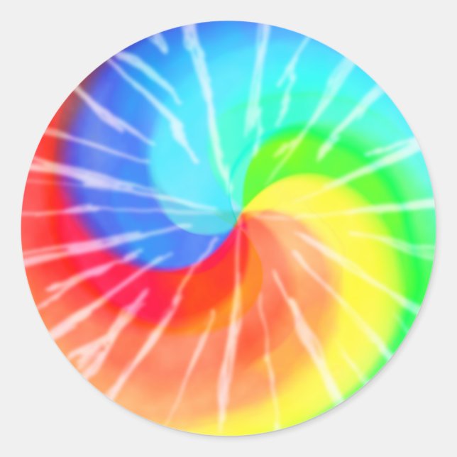 Krawatte Runder Aufkleber (Vorderseite)