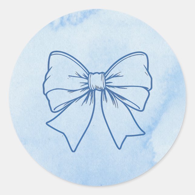 Krawatte Runder Aufkleber (Vorderseite)