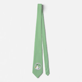 Krawatte - Schneemann in Snowglobe