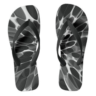 Krawatte schwarz-weiß flip flops