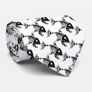 Krawatte/Skeleton Fische Krawatte
