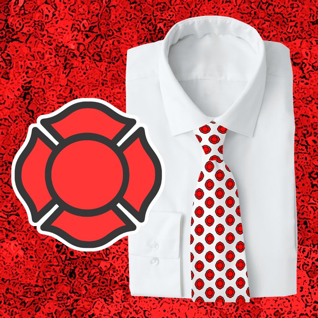 Krawatte St. Florian mit kleinen Kreuzen (Von Creator hochgeladen)