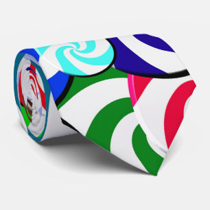 Krawatte - Süßigkeits-Collage