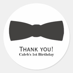 Krawatte Tuxedo Boys Gastgeschenk Runder Aufkleber
