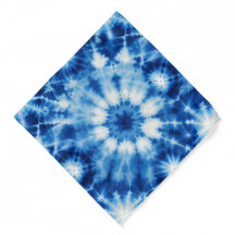 Krawatte und Farbdesign Blau Weiß