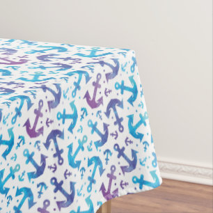 Krawatten-Anker-Muster 2 Tischdecke