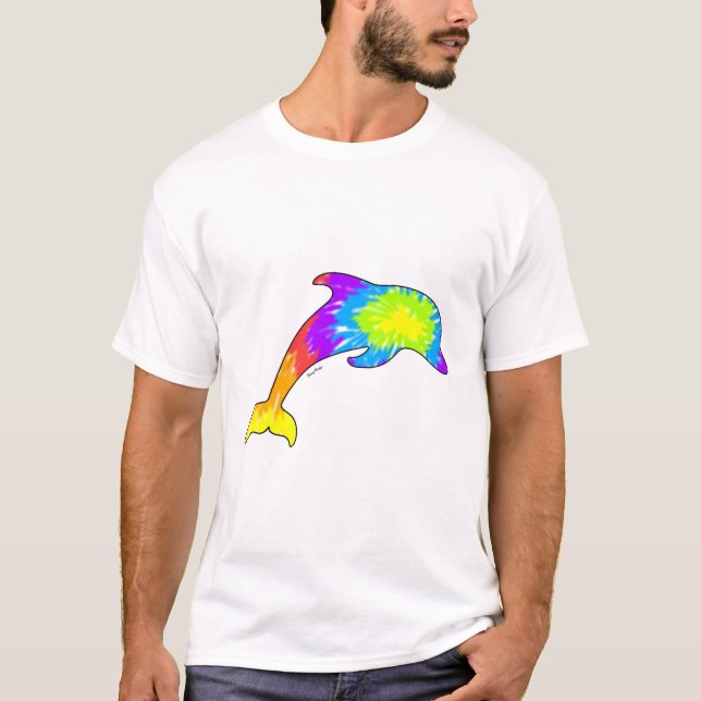 Krawatten-Delphin T-Shirt (Vorderseite)