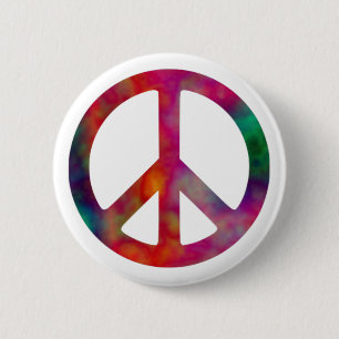 Krawatten-Friedenssymbol Button