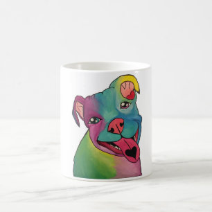 Krawatten-Gruben-Stier-Tasse Tasse