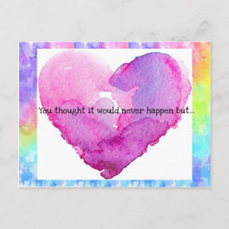 Krawatten-Herz-Hochzeits-Einladung Ankündigungspostkarte