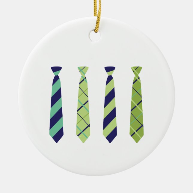 Krawatten Keramik Ornament (Vorne)