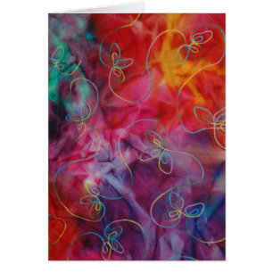 Krawatten-nähende Karte