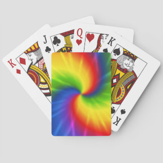 Krawatten-Regenbogen-Muster Spielkarten