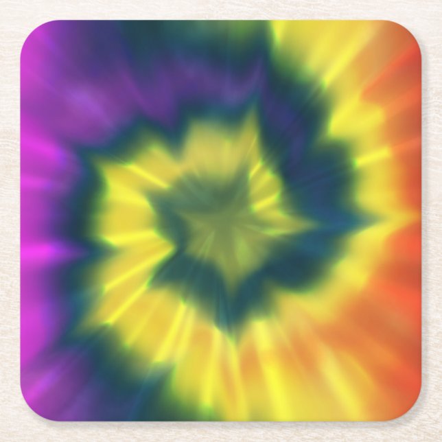 Krawatten-Spirale - Untersetzer (Vorderseite)