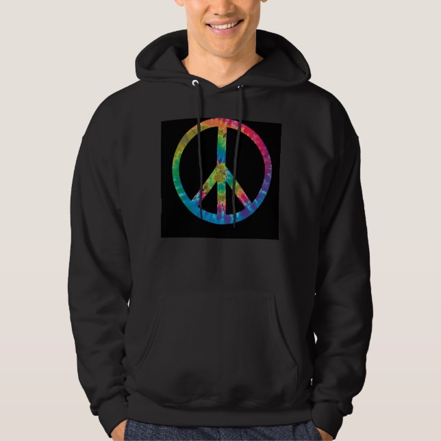 Krawattenfriedenszeichen Hoodie (Vorderseite)